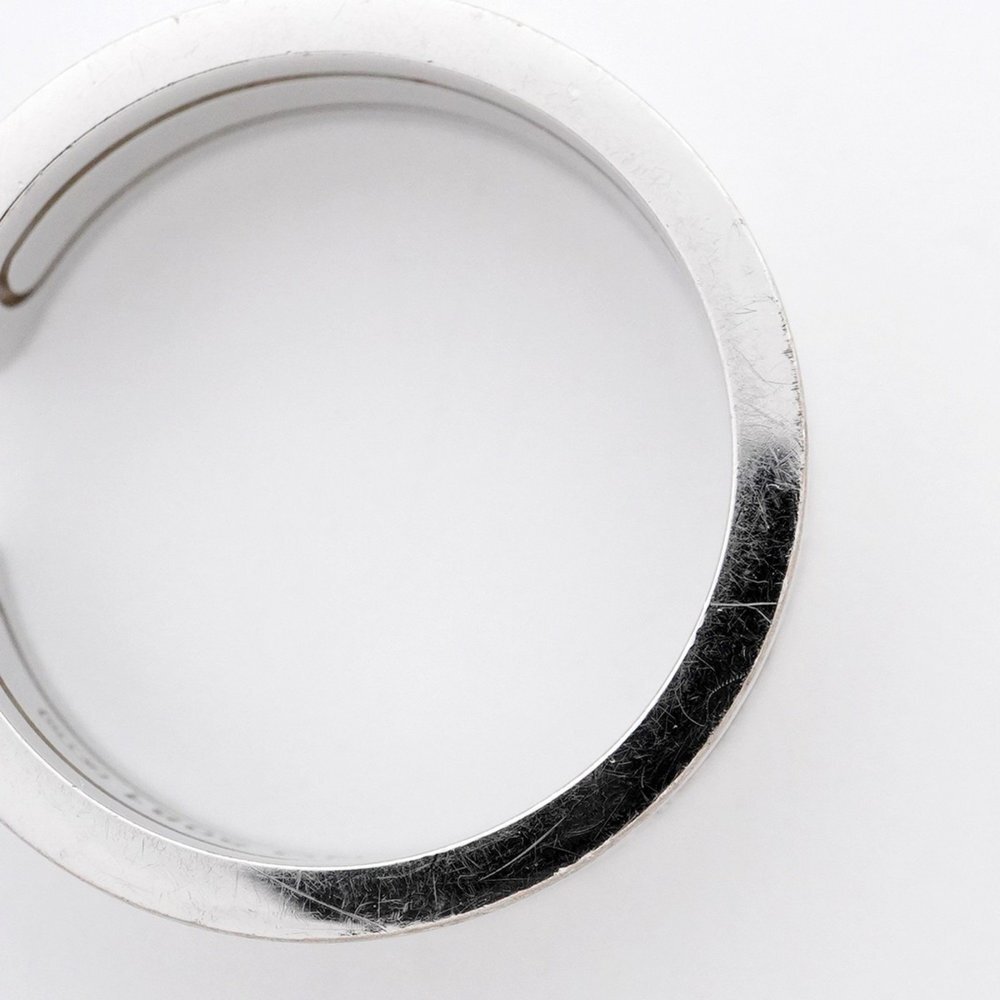 CARTIER Authentic 18k Silver Diamond Ring #55 - Picture 8 of 9